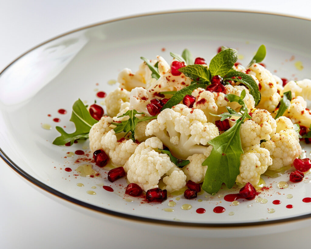 Cauliflower With Pomegranate