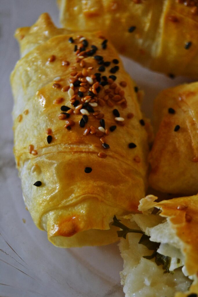 Puff Pastry with sesame