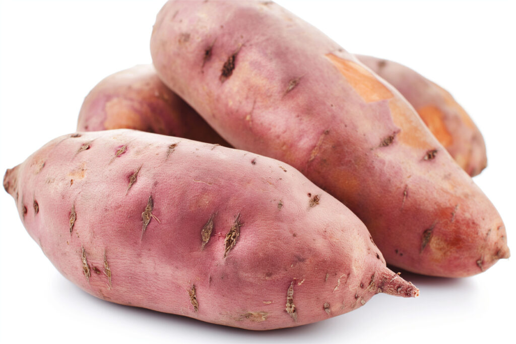 fresh sweet potatoes