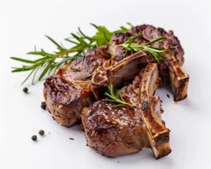 Perfectly Seared Lamb Chops with Garlic and Rosemary